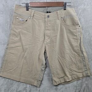 Kuhl Size 34 Shorts Tan Renegade Cargo Hiking Outdoor Utility
